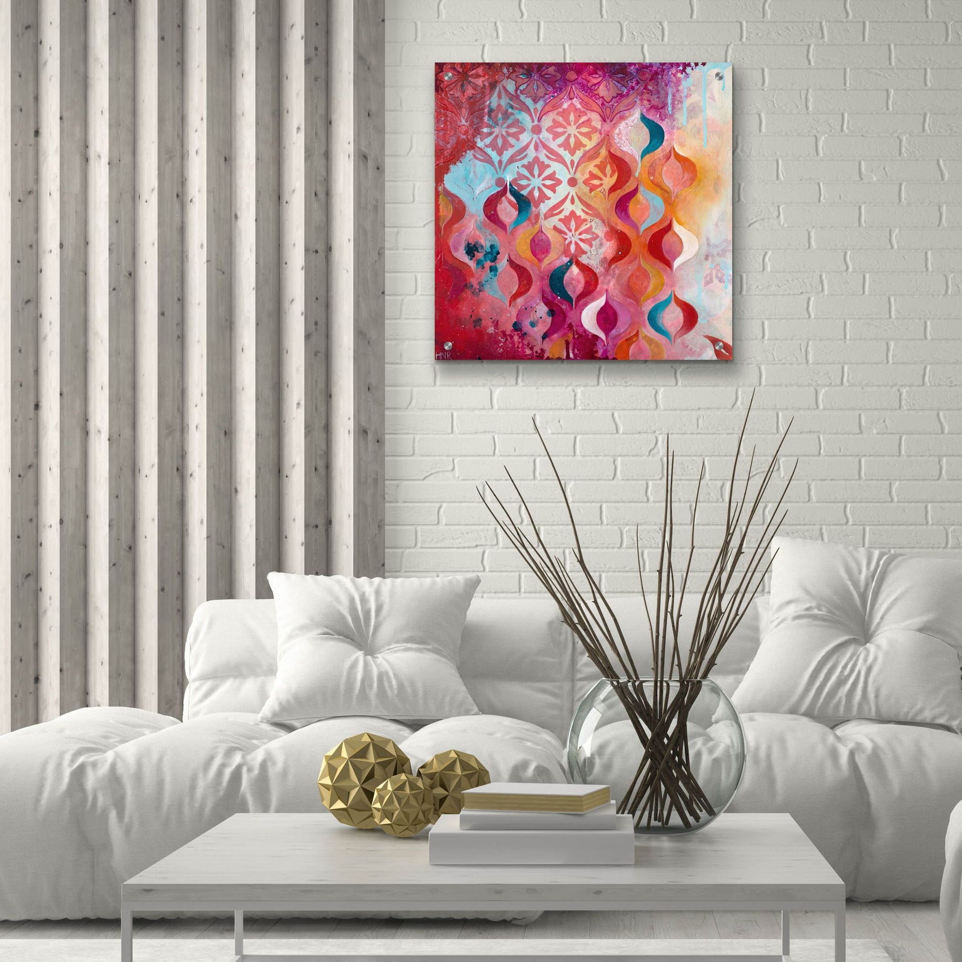 Epic Art ' Sweet Hot' by Heather Noel Robinson, Acrylic Glass Wall Art,24x24