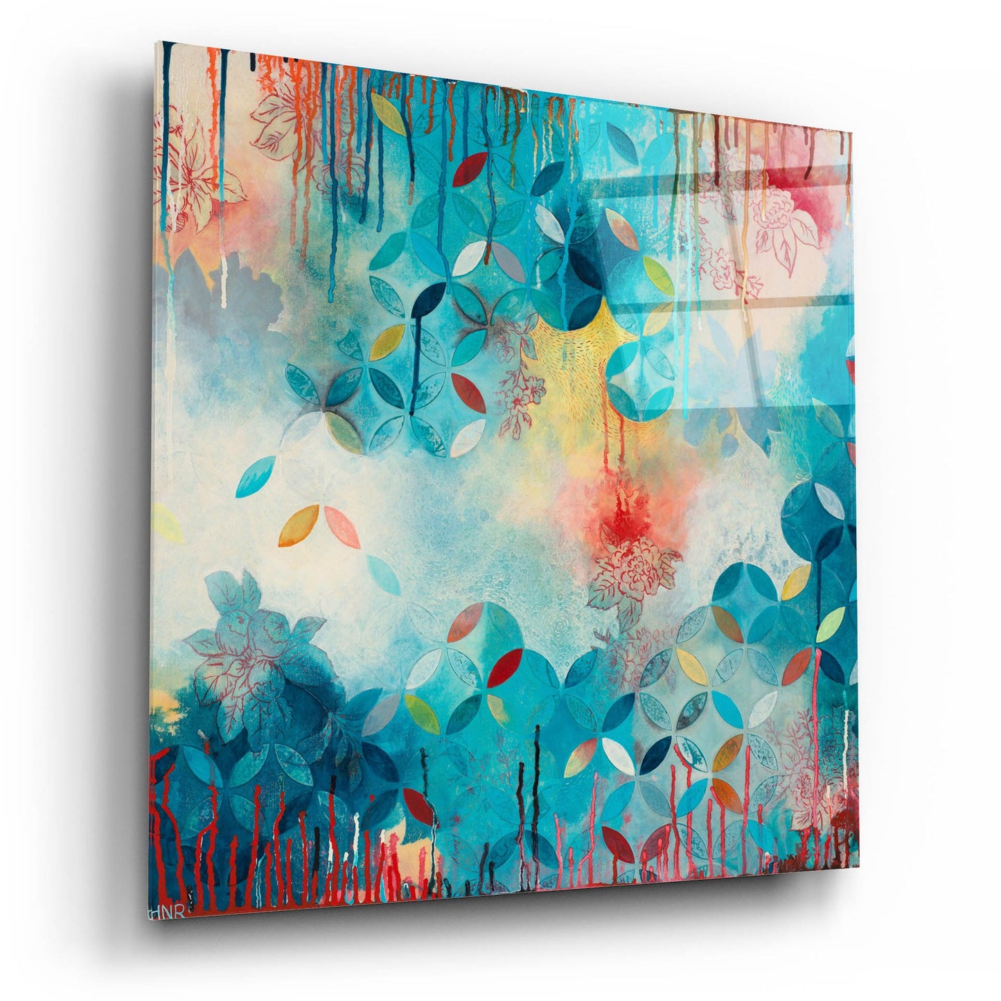 Epic Art ' Tranquil Eden 1' by Heather Noel Robinson, Acrylic Glass Wall Art,12x12