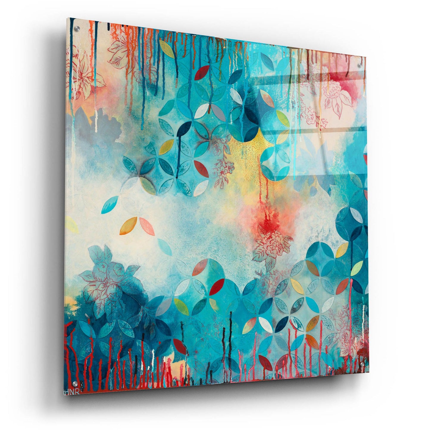 Epic Art ' Tranquil Eden 1' by Heather Noel Robinson, Acrylic Glass Wall Art,36x36