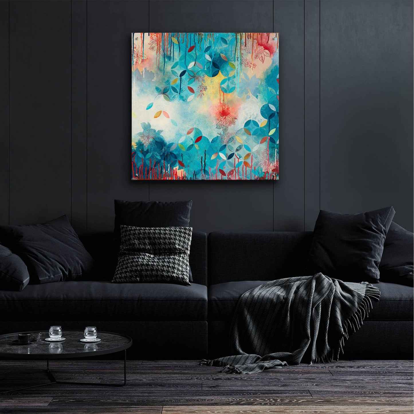 Epic Art ' Tranquil Eden 1' by Heather Noel Robinson, Acrylic Glass Wall Art,36x36