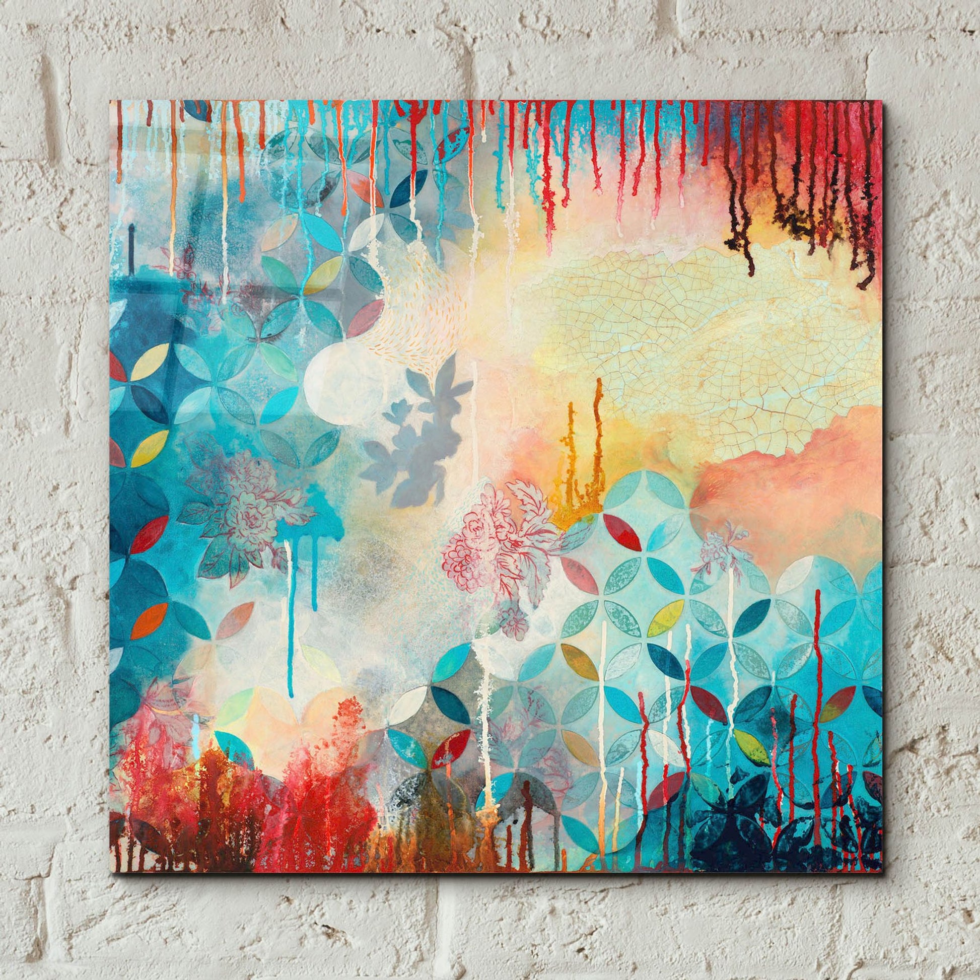 Epic Art ' Tranquil Eden 2' by Heather Noel Robinson, Acrylic Glass Wall Art,12x12