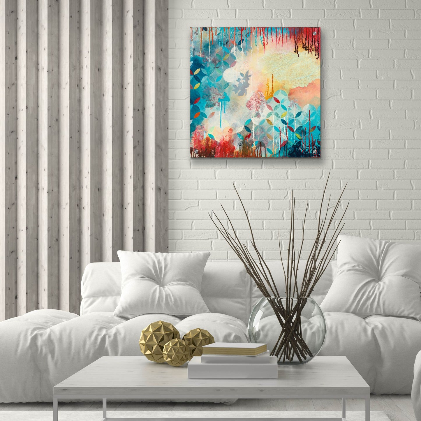 Epic Art ' Tranquil Eden 2' by Heather Noel Robinson, Acrylic Glass Wall Art,24x24