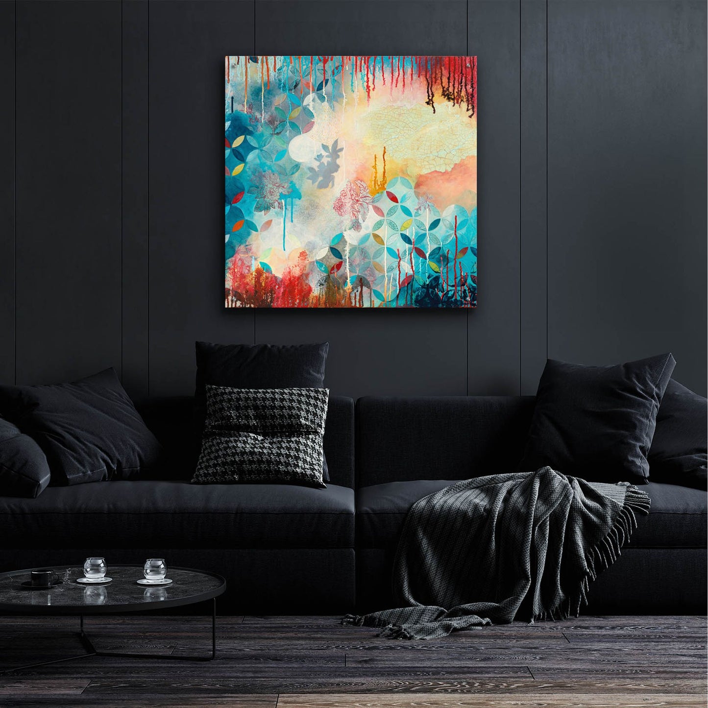 Epic Art ' Tranquil Eden 2' by Heather Noel Robinson, Acrylic Glass Wall Art,36x36