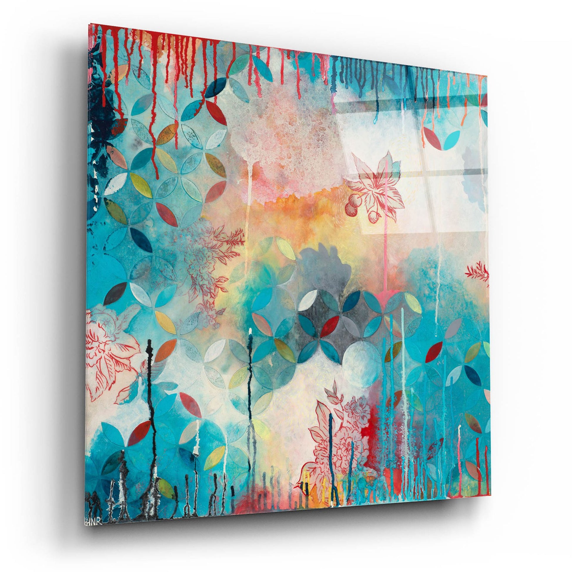 Epic Art ' Tranquil Eden 3' by Heather Noel Robinson, Acrylic Glass Wall Art,12x12