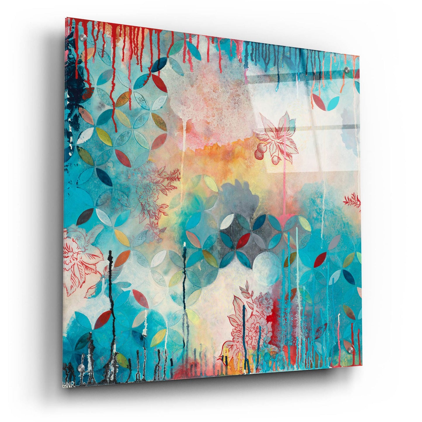 Epic Art ' Tranquil Eden 3' by Heather Noel Robinson, Acrylic Glass Wall Art,24x24