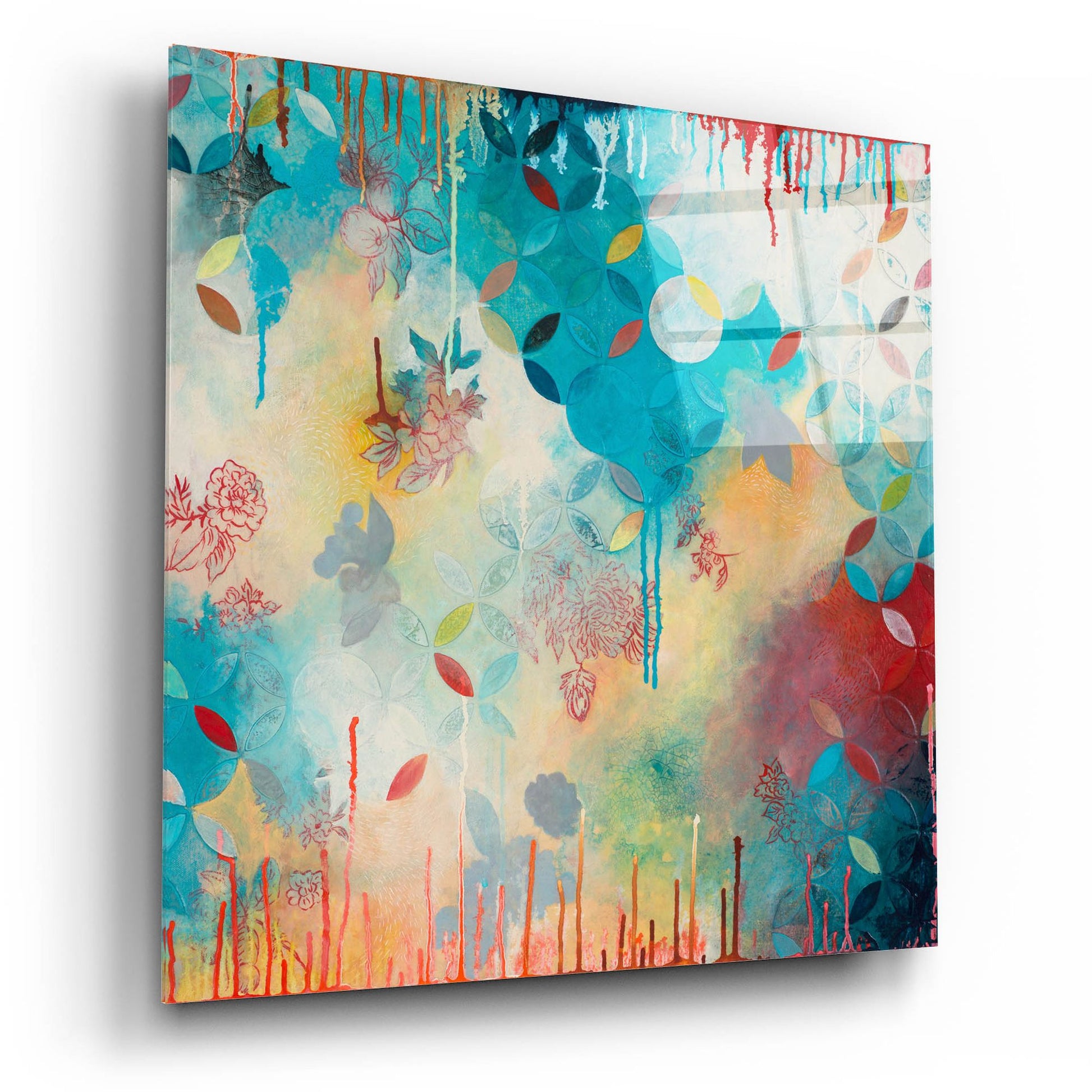 Epic Art ' Tranquil Eden 4' by Heather Noel Robinson, Acrylic Glass Wall Art,12x12