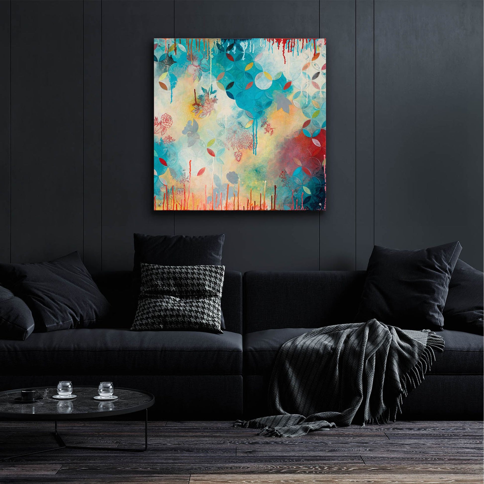 Epic Art ' Tranquil Eden 4' by Heather Noel Robinson, Acrylic Glass Wall Art,36x36