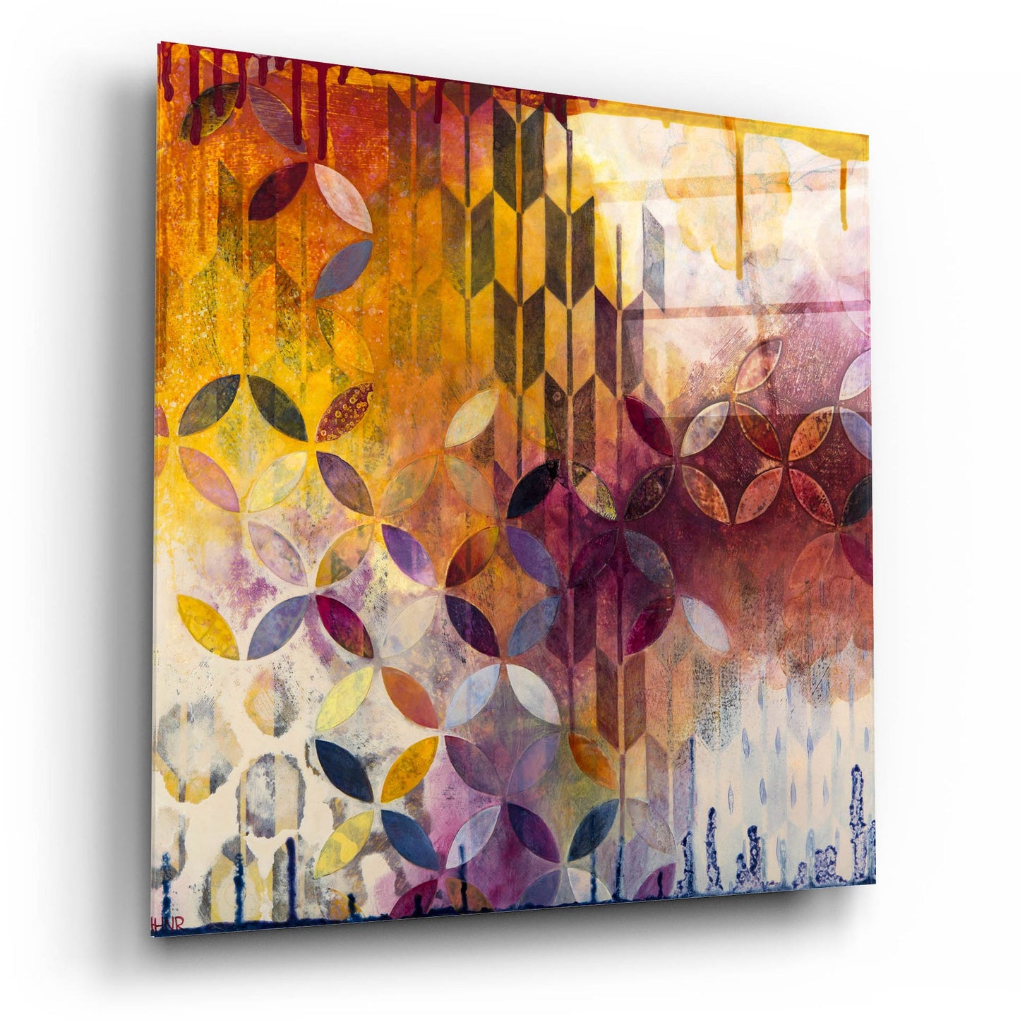 Epic Art ' Confidently' by Heather Noel Robinson, Acrylic Glass Wall Art,12x12