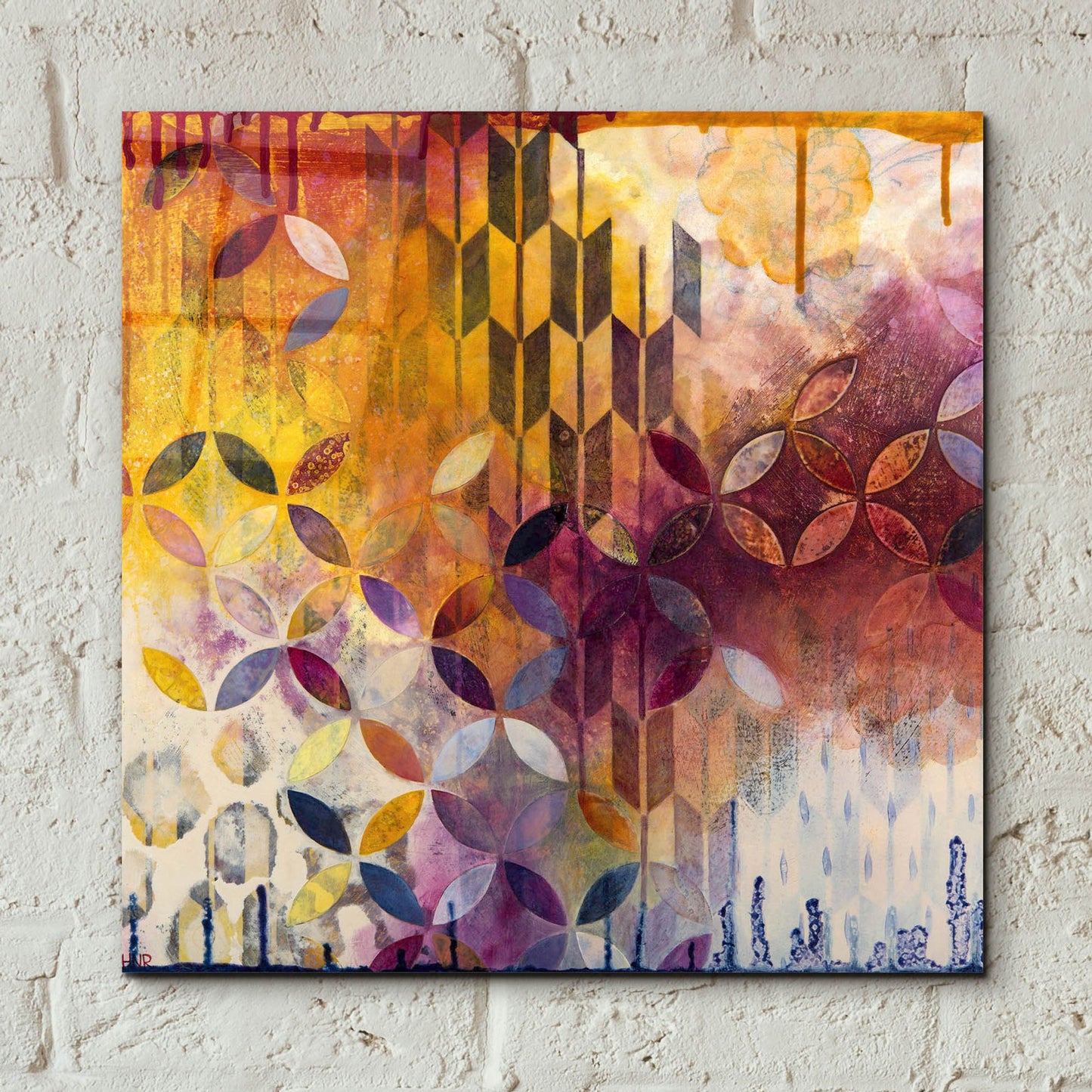 Epic Art ' Confidently' by Heather Noel Robinson, Acrylic Glass Wall Art,12x12