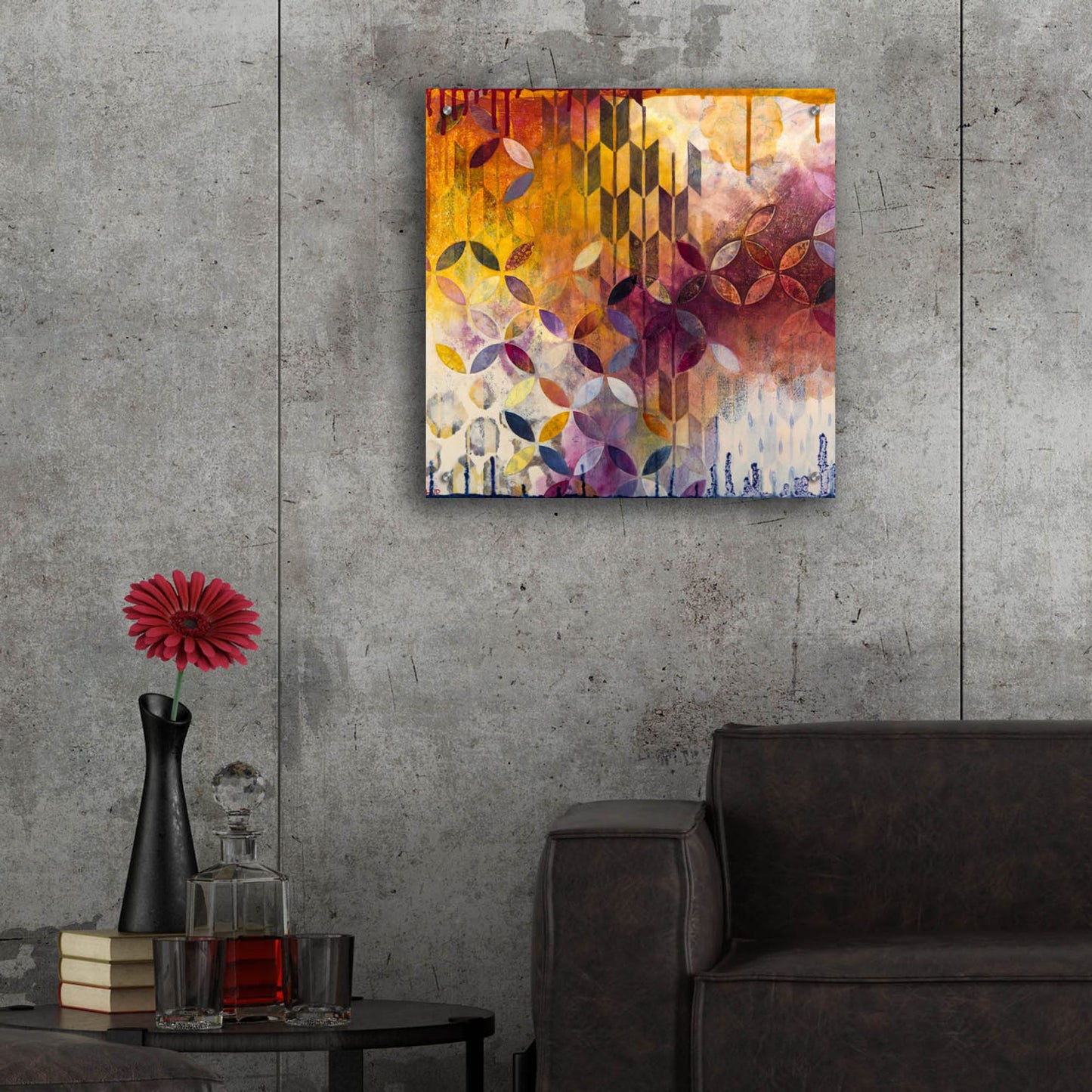 Epic Art ' Confidently' by Heather Noel Robinson, Acrylic Glass Wall Art,24x24