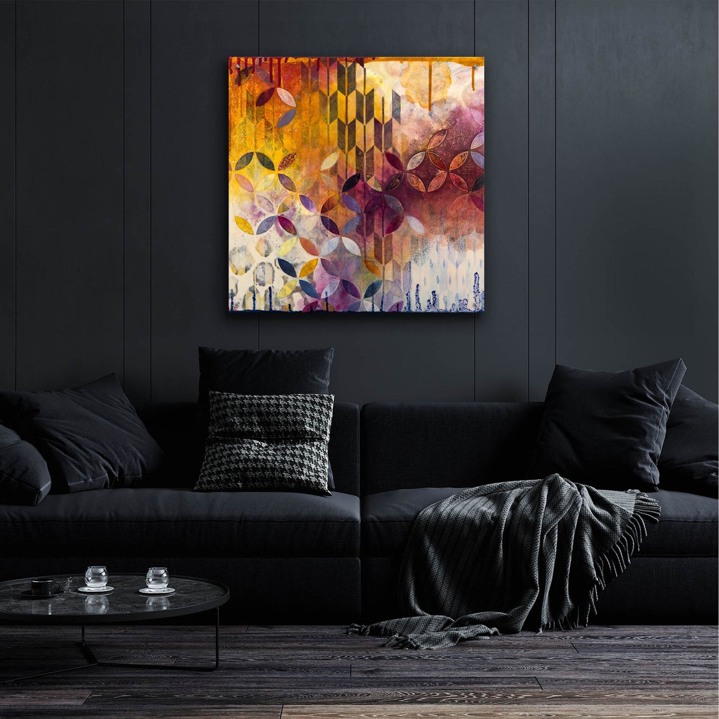 Epic Art ' Confidently' by Heather Noel Robinson, Acrylic Glass Wall Art,36x36