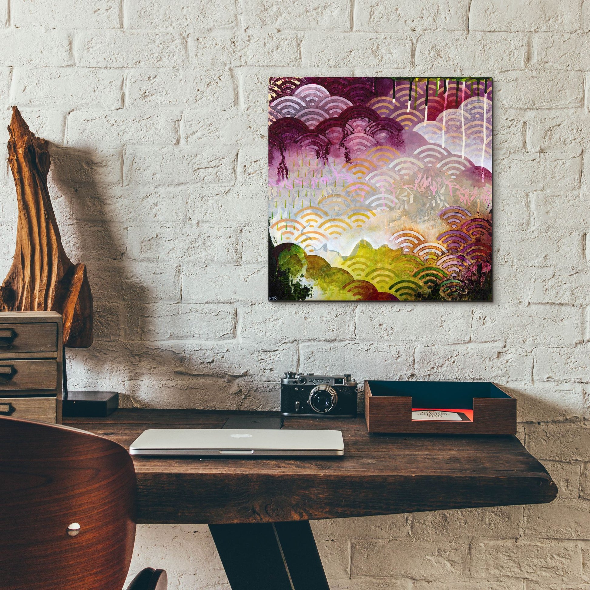 Epic Art ' Serenely' by Heather Noel Robinson, Acrylic Glass Wall Art,12x12