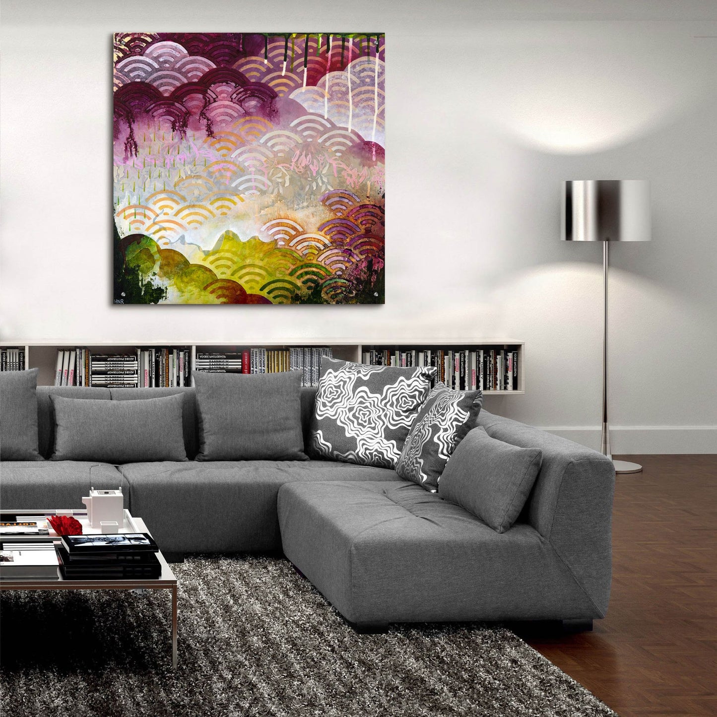 Epic Art ' Serenely' by Heather Noel Robinson, Acrylic Glass Wall Art,36x36