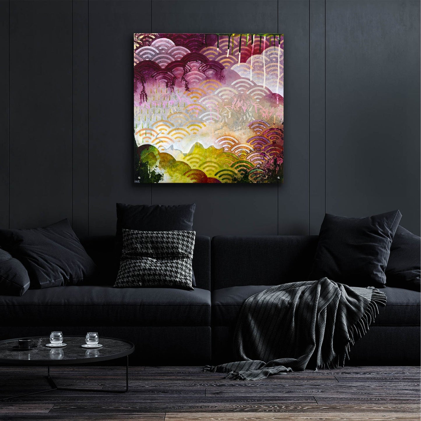 Epic Art ' Serenely' by Heather Noel Robinson, Acrylic Glass Wall Art,36x36