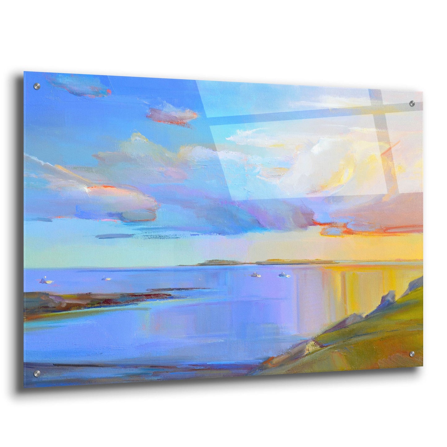 Epic Art ' Summer Cove' by Holly Ready, Acrylic Glass Wall Art,36x24