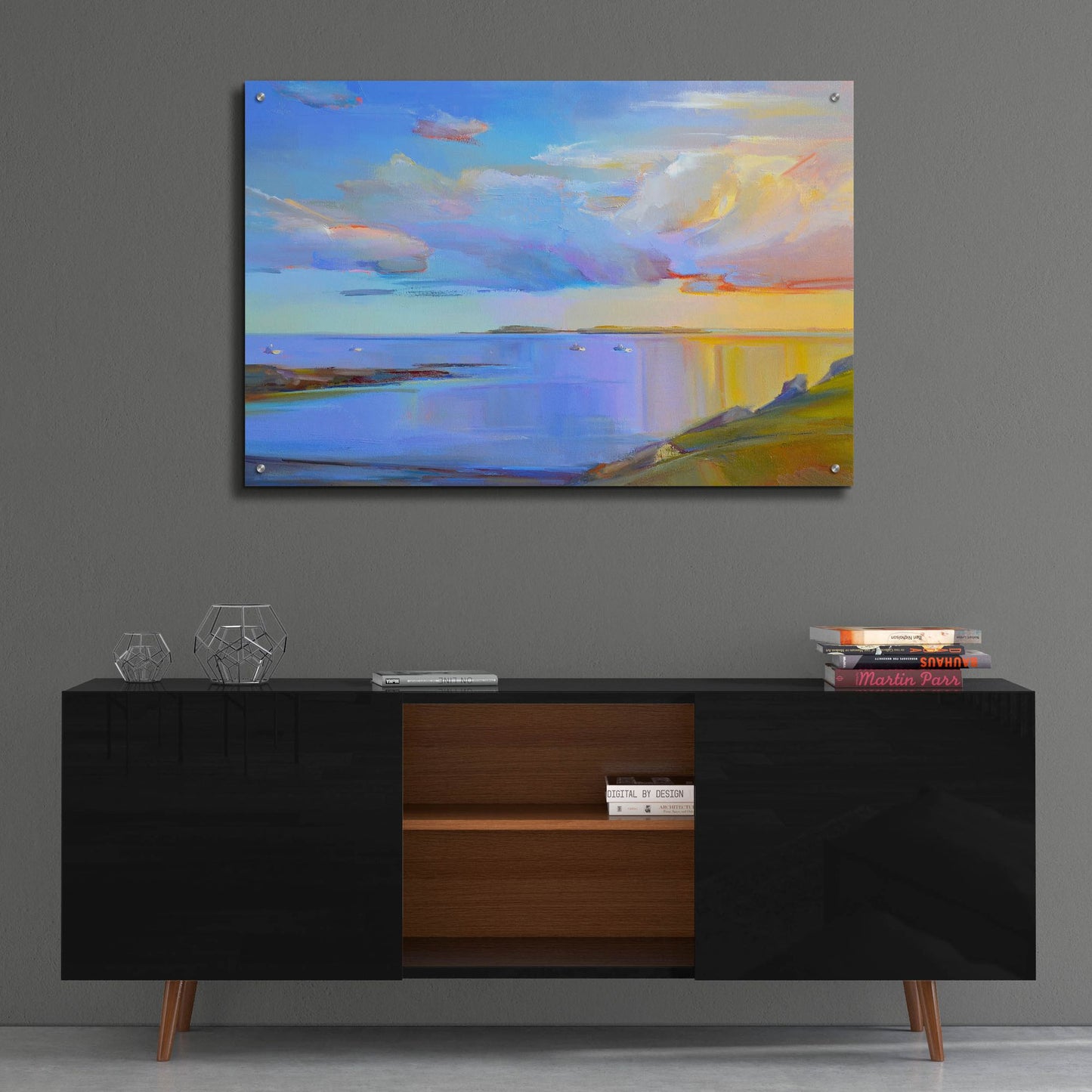 Epic Art ' Summer Cove' by Holly Ready, Acrylic Glass Wall Art,36x24