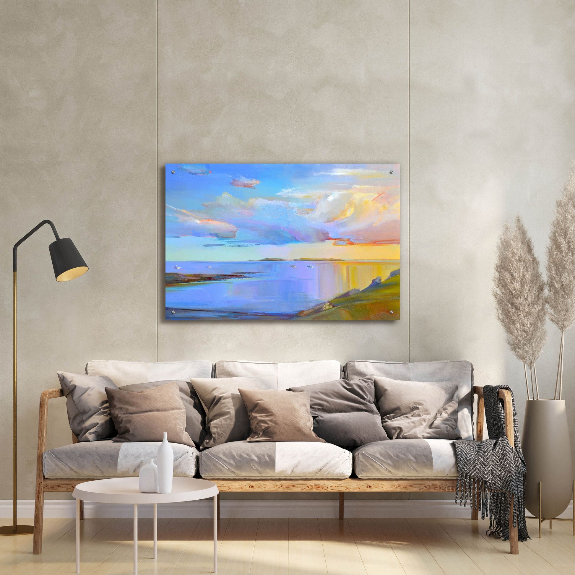 Epic Art ' Summer Cove' by Holly Ready, Acrylic Glass Wall Art,36x24