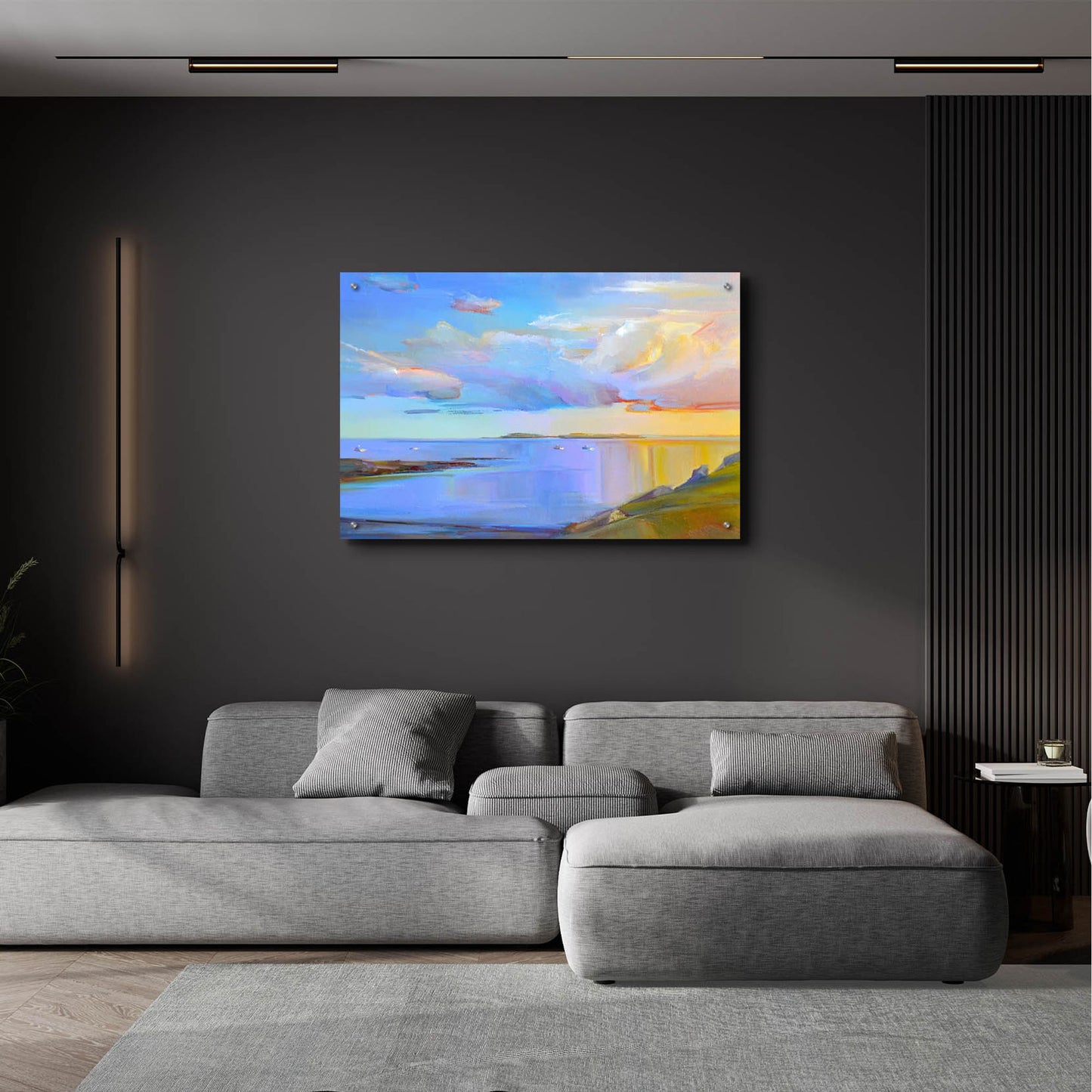 Epic Art ' Summer Cove' by Holly Ready, Acrylic Glass Wall Art,36x24