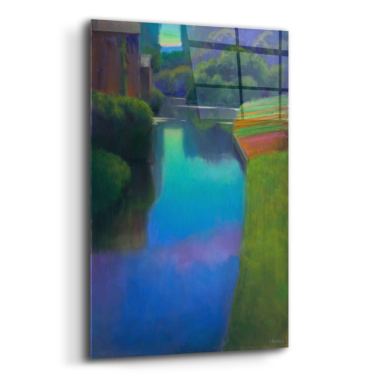 Epic Art ' Dusk at Contevoir' by Ian Roberts, Acrylic Glass Wall Art,12x16