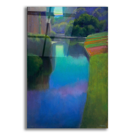 Epic Art ' Dusk at Contevoir' by Ian Roberts, Acrylic Glass Wall Art