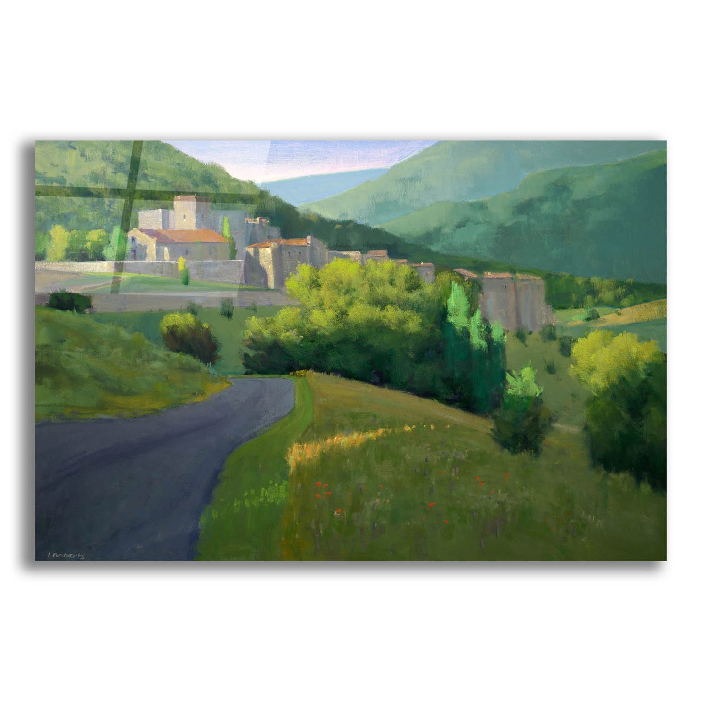 Epic Art ' Early Morning in Aurel' by Ian Roberts, Acrylic Glass Wall Art,24x16