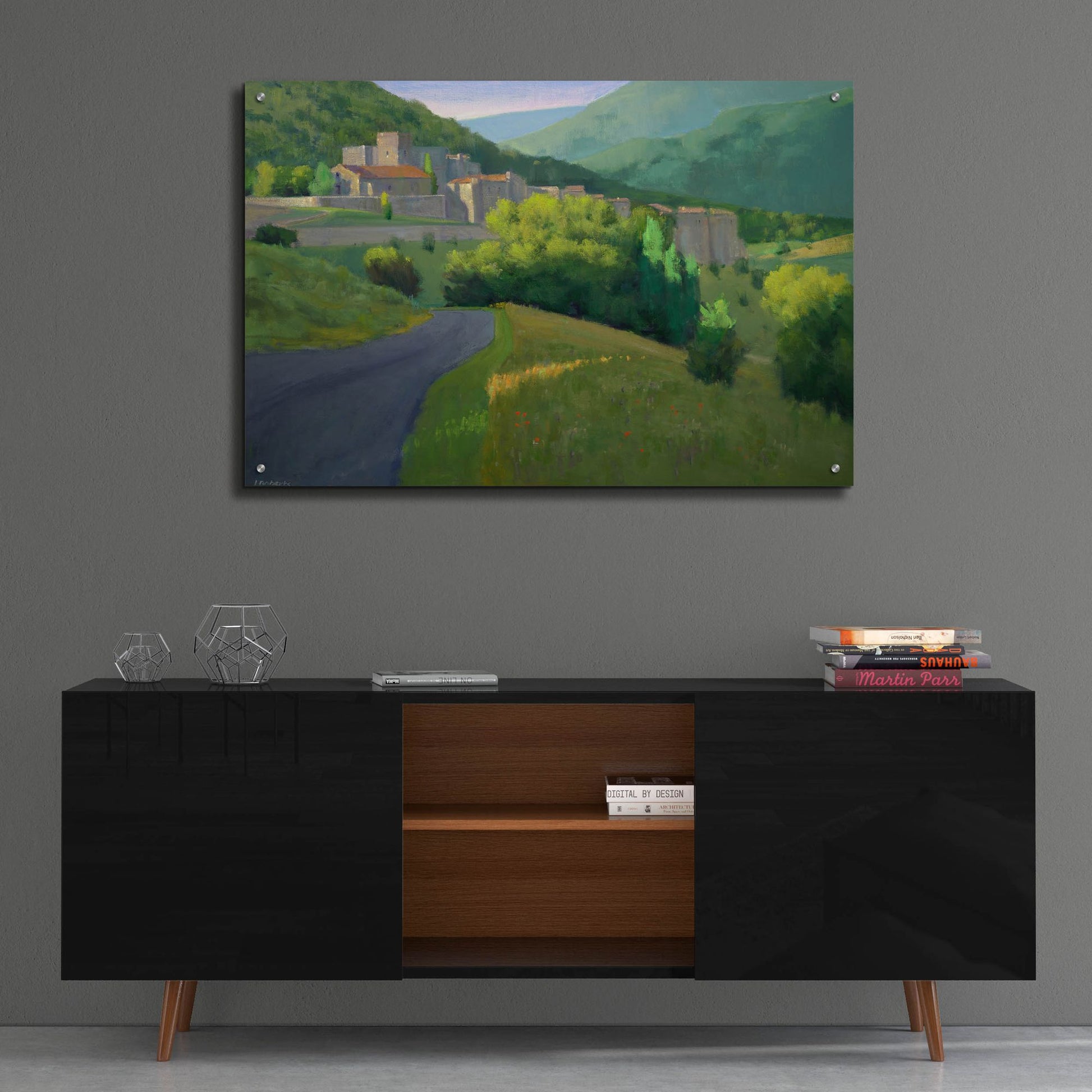 Epic Art ' Early Morning in Aurel' by Ian Roberts, Acrylic Glass Wall Art,36x24