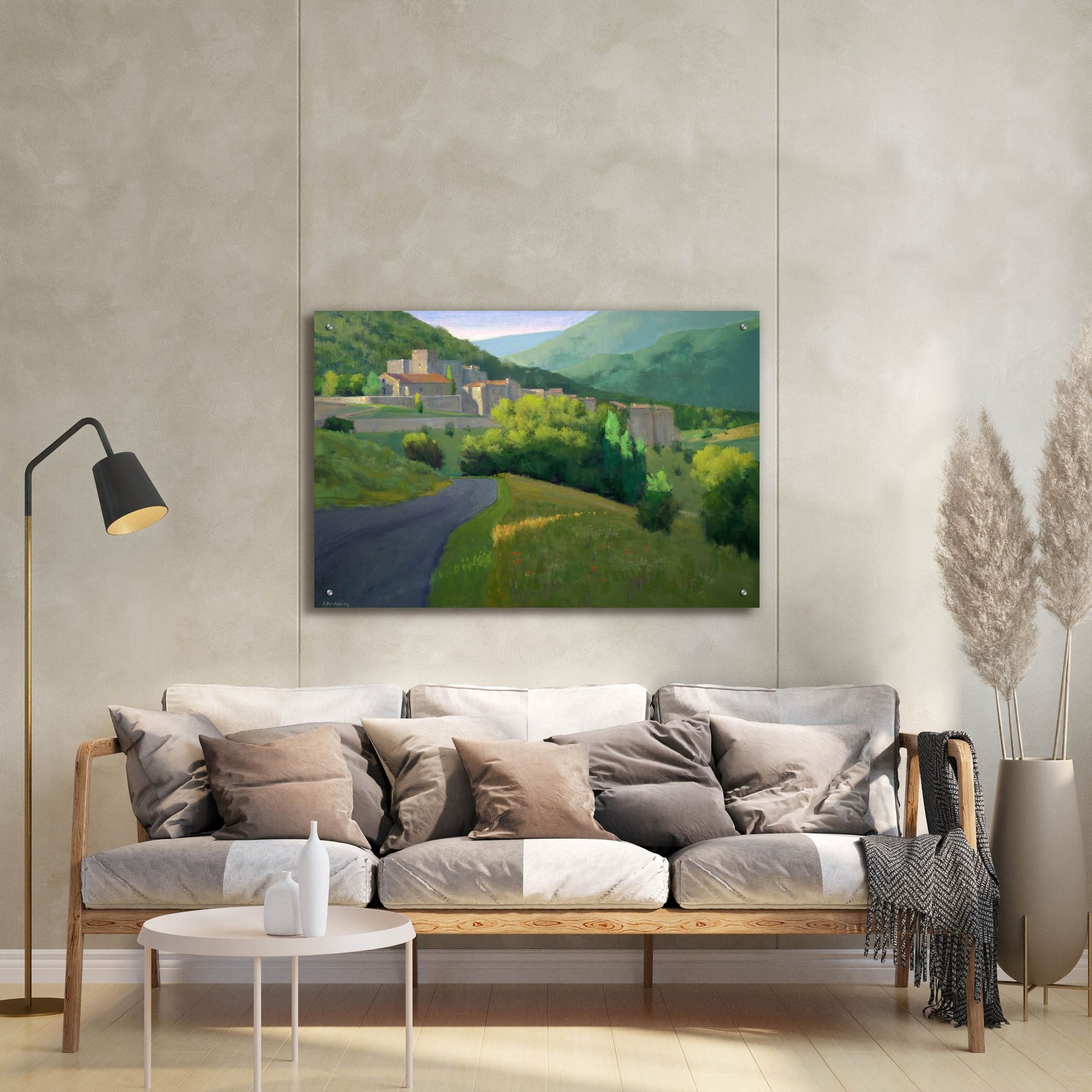 Epic Art ' Early Morning in Aurel' by Ian Roberts, Acrylic Glass Wall Art,36x24