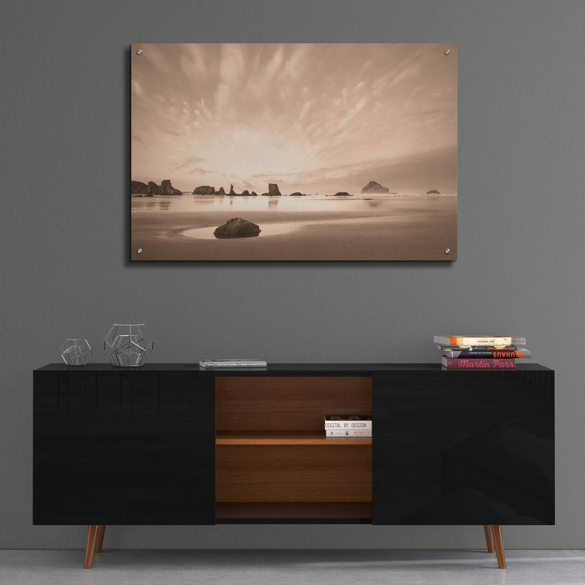 Epic Art ' Morning on the Beach' by Igor Svibilsky, Acrylic Glass Wall Art,36x24