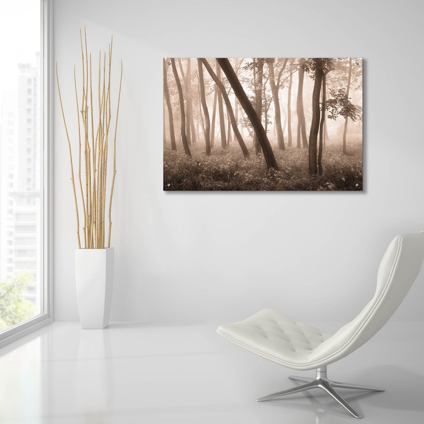 Epic Art ' Reticent Woods' by Igor Svibilsky, Acrylic Glass Wall Art,36x24