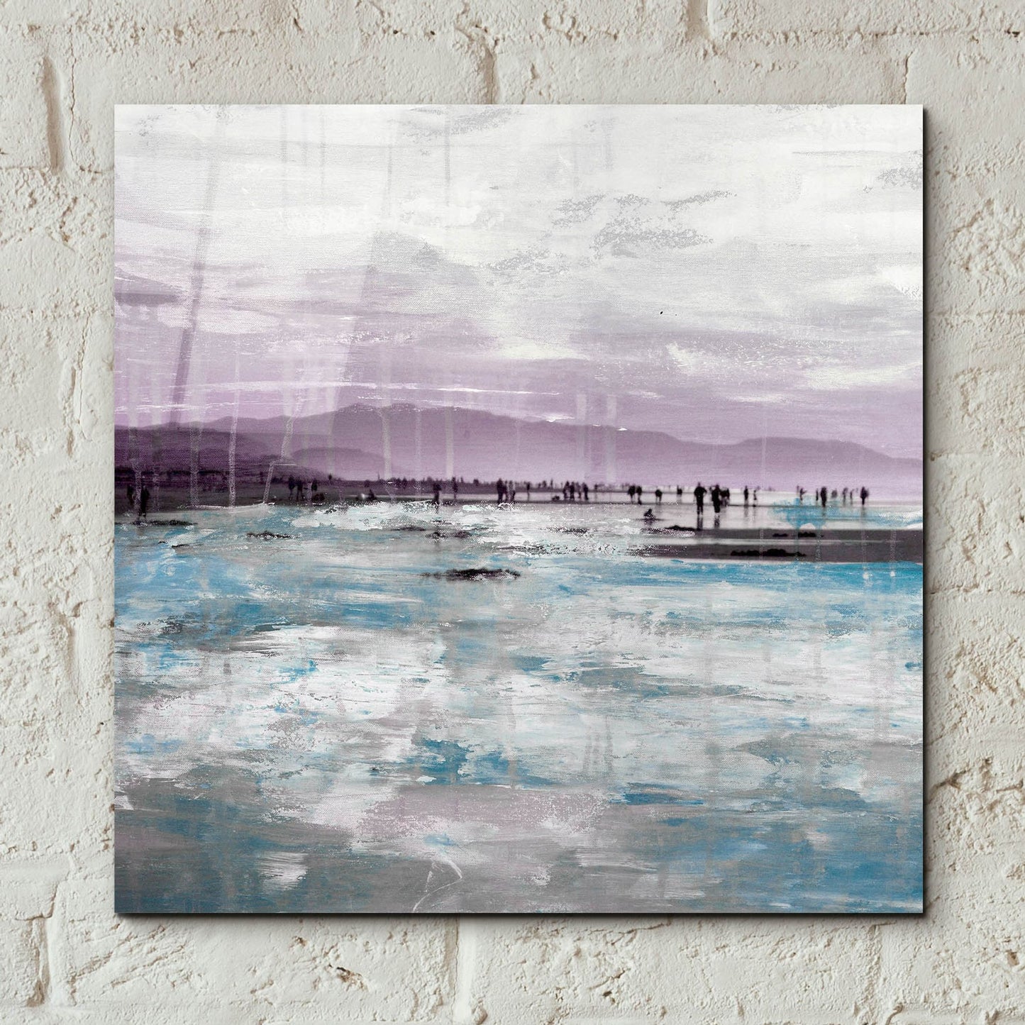 Epic Art ' Beach I' by Incado, Acrylic Glass Wall Art,12x12