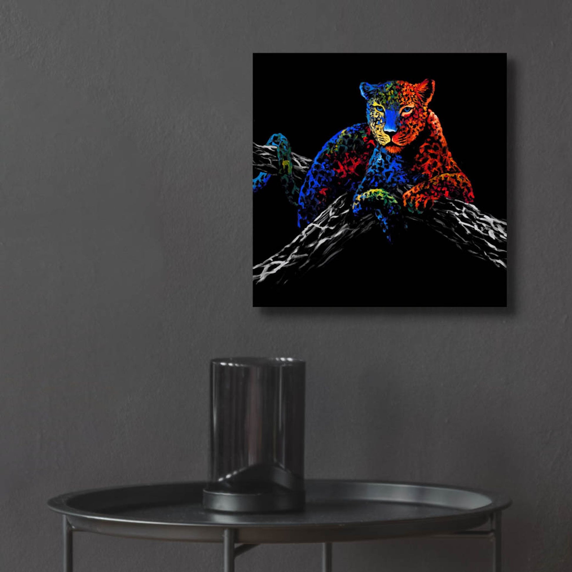 Epic Art ' The Cheetah' by Incado, Acrylic Glass Wall Art,12x12