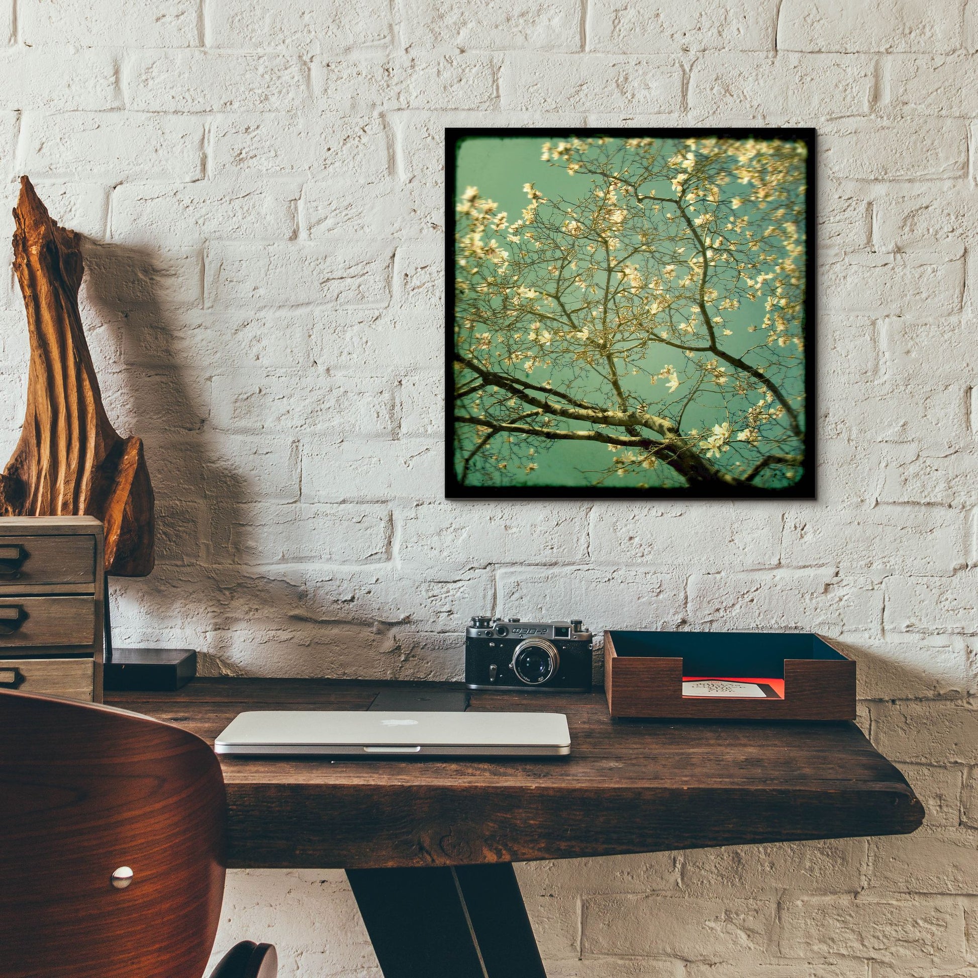 Epic Art ' Reach' by Irene Suchocki, Acrylic Glass Wall Art,12x12
