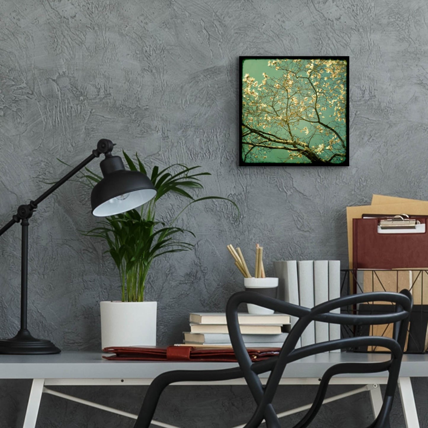 Epic Art ' Reach' by Irene Suchocki, Acrylic Glass Wall Art,12x12