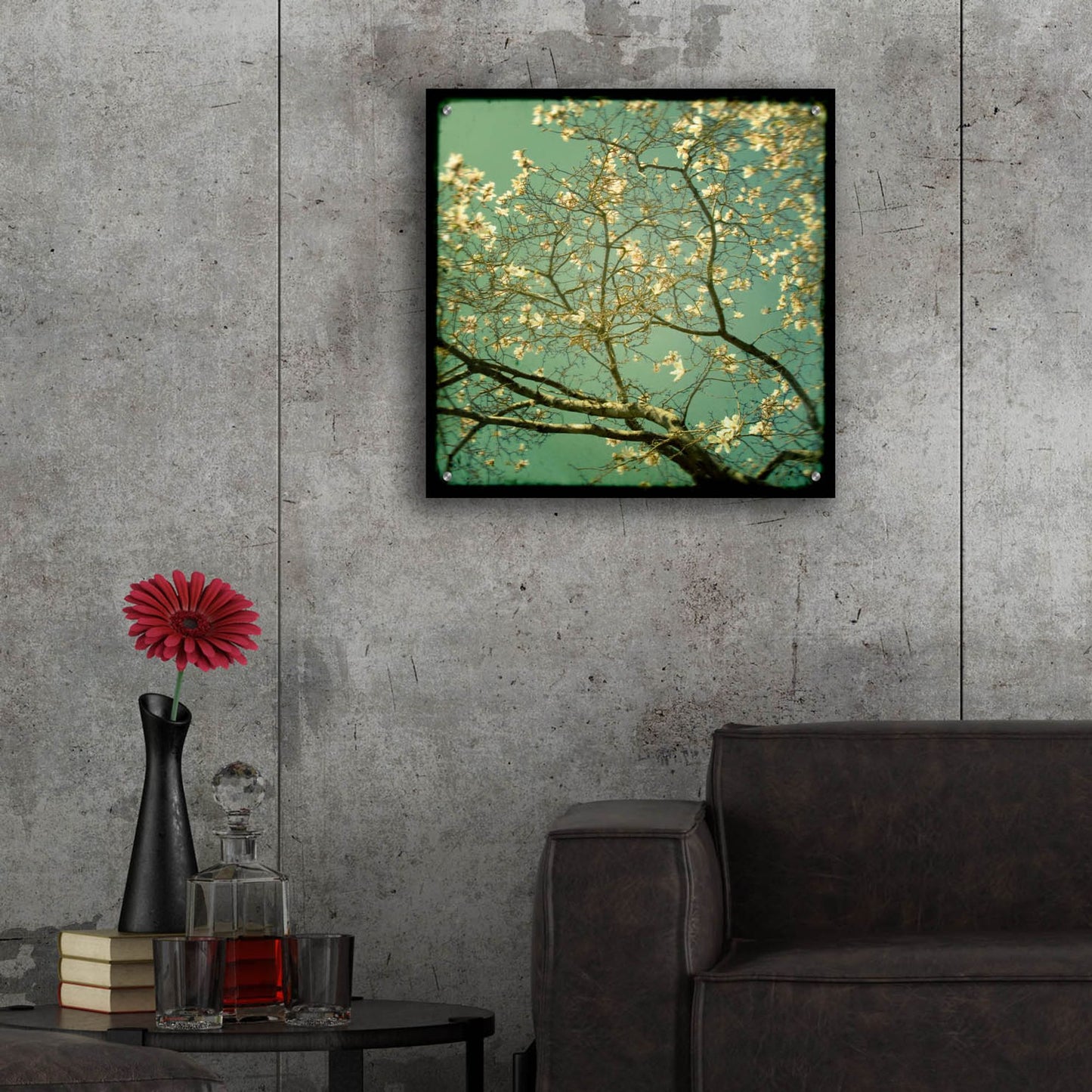 Epic Art ' Reach' by Irene Suchocki, Acrylic Glass Wall Art,24x24