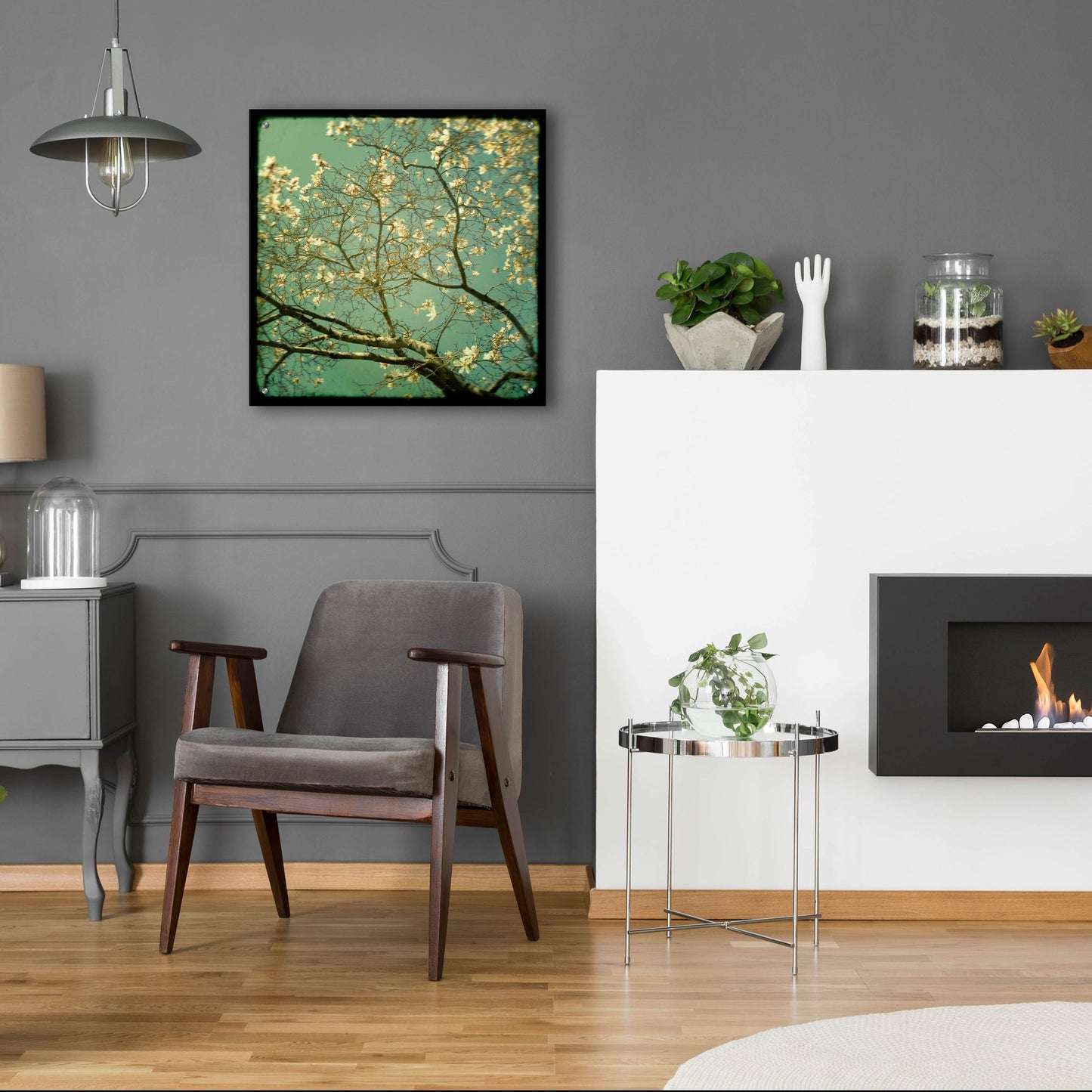 Epic Art ' Reach' by Irene Suchocki, Acrylic Glass Wall Art,24x24