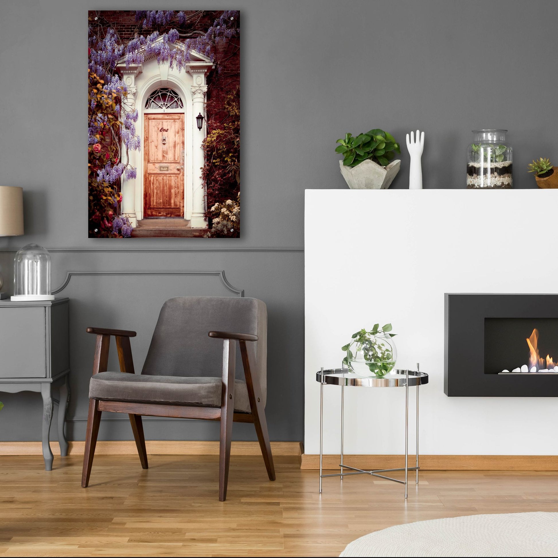 Epic Art ' Dream Home' by Irene Suchocki, Acrylic Glass Wall Art,24x36