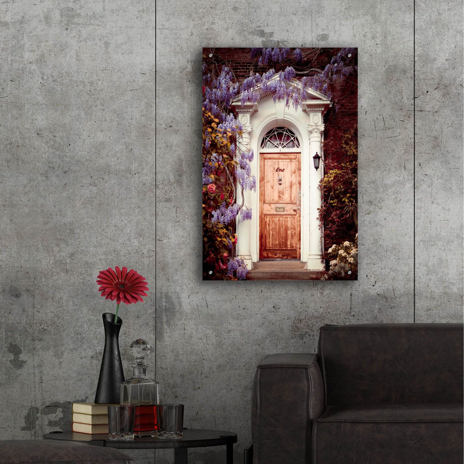 Epic Art ' Dream Home' by Irene Suchocki, Acrylic Glass Wall Art,24x36