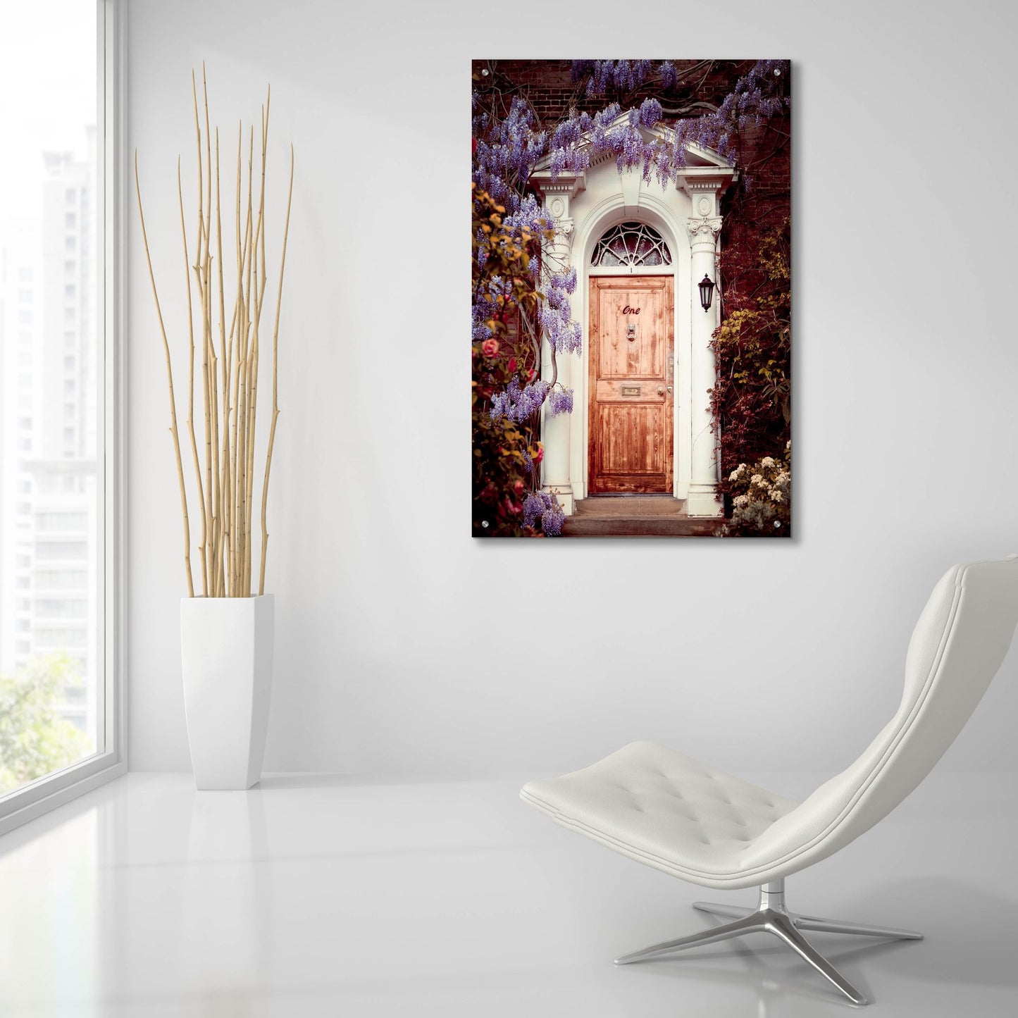 Epic Art ' Dream Home' by Irene Suchocki, Acrylic Glass Wall Art,24x36