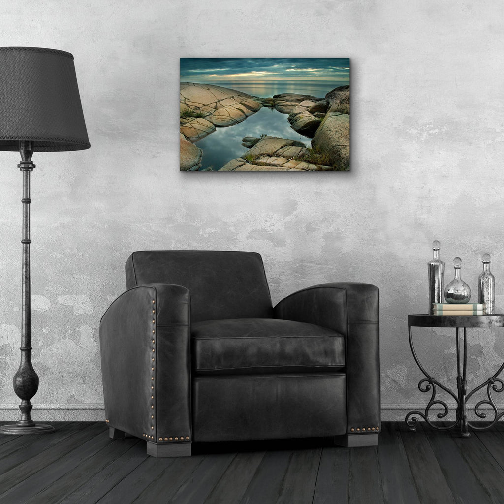 Epic Art ' Edge of Time' by Irene Suchocki, Acrylic Glass Wall Art,24x16