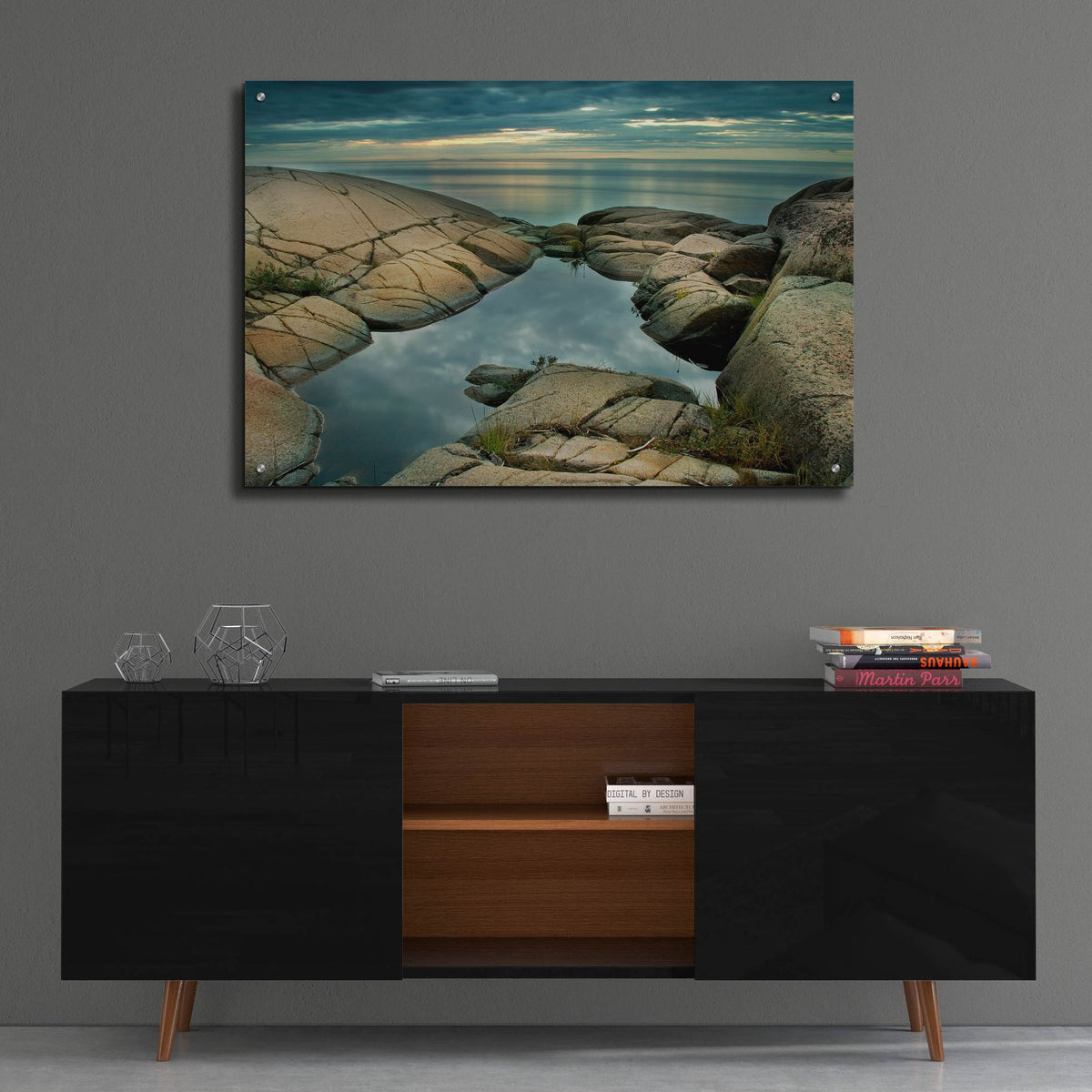 Epic Art ' Edge of Time' by Irene Suchocki, Acrylic Glass Wall Art,36x24