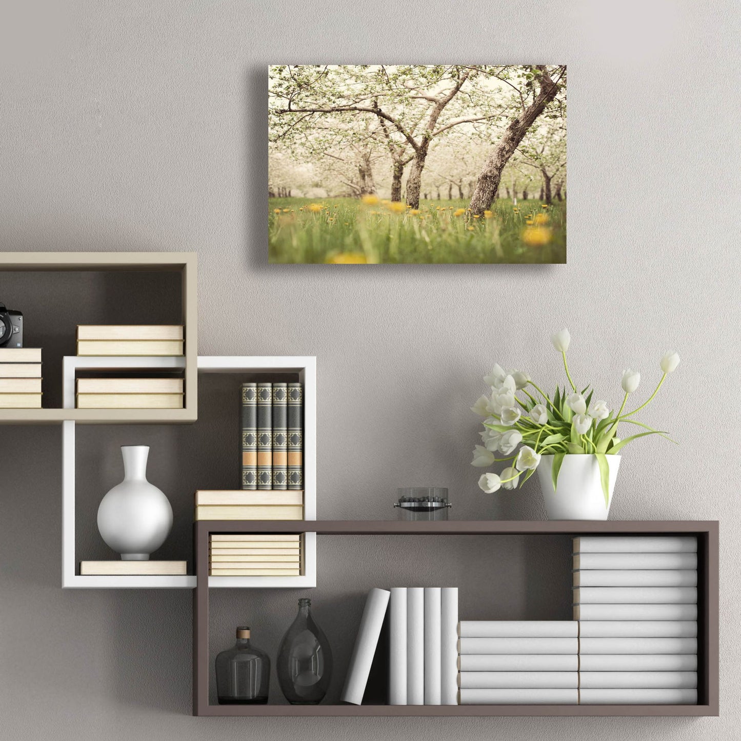 Epic Art ' Quiet Orchard' by Irene Suchocki, Acrylic Glass Wall Art,24x16