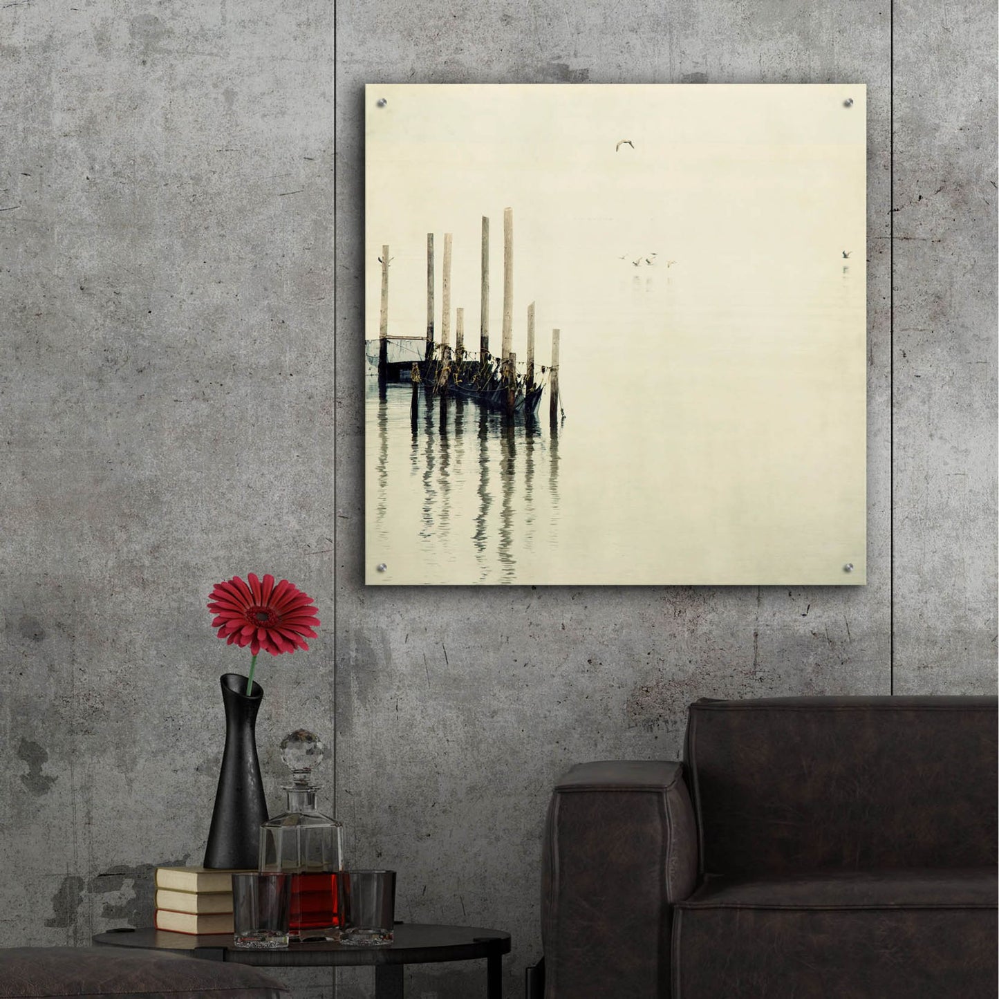 Epic Art ' Still Waters' by Irene Suchocki, Acrylic Glass Wall Art,36x36