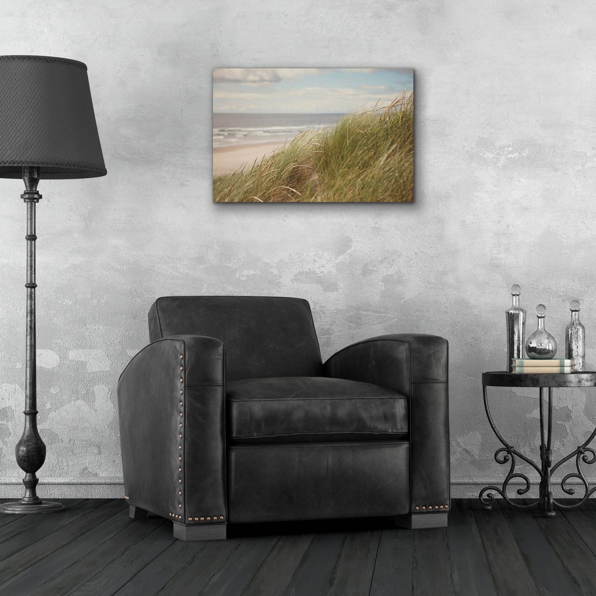 Epic Art ' Beach Grass I' by Irene Suchocki, Acrylic Glass Wall Art,24x16