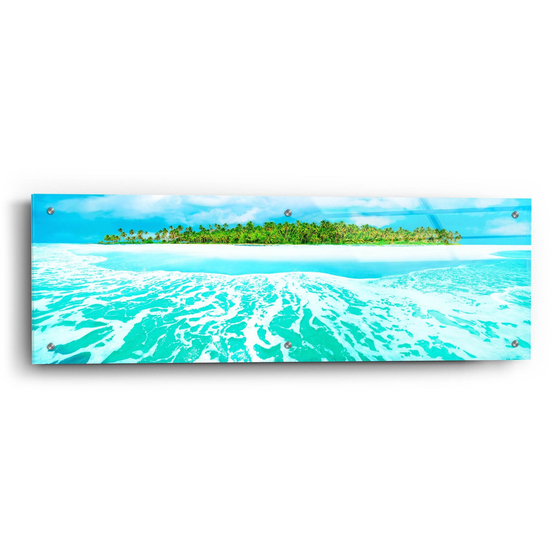 Epic Art ' Castaway' by Jack Reed, Acrylic Glass Wall Art,36x12