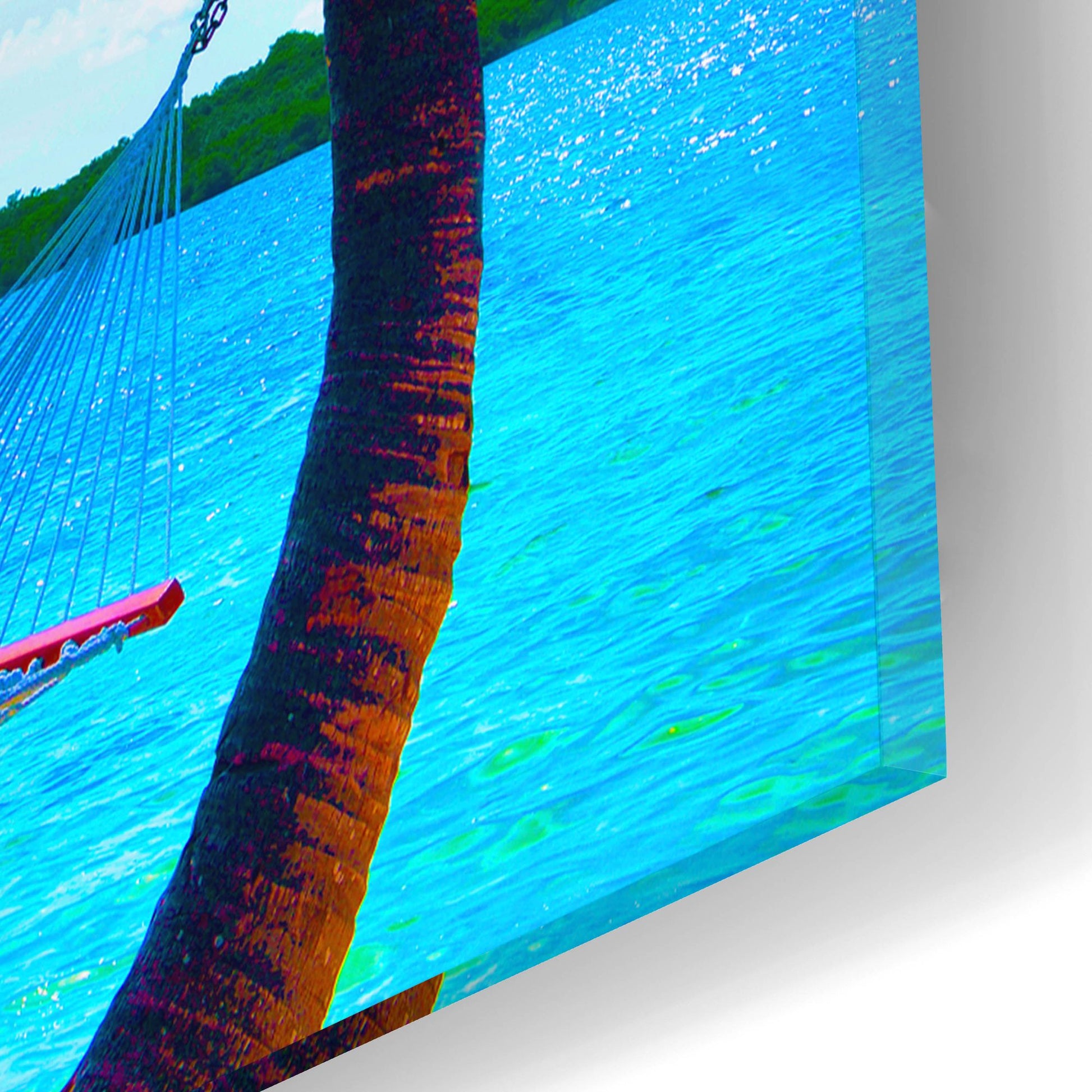 Epic Art ' Coconut Sun' by Jack Reed, Acrylic Glass Wall Art,12x16