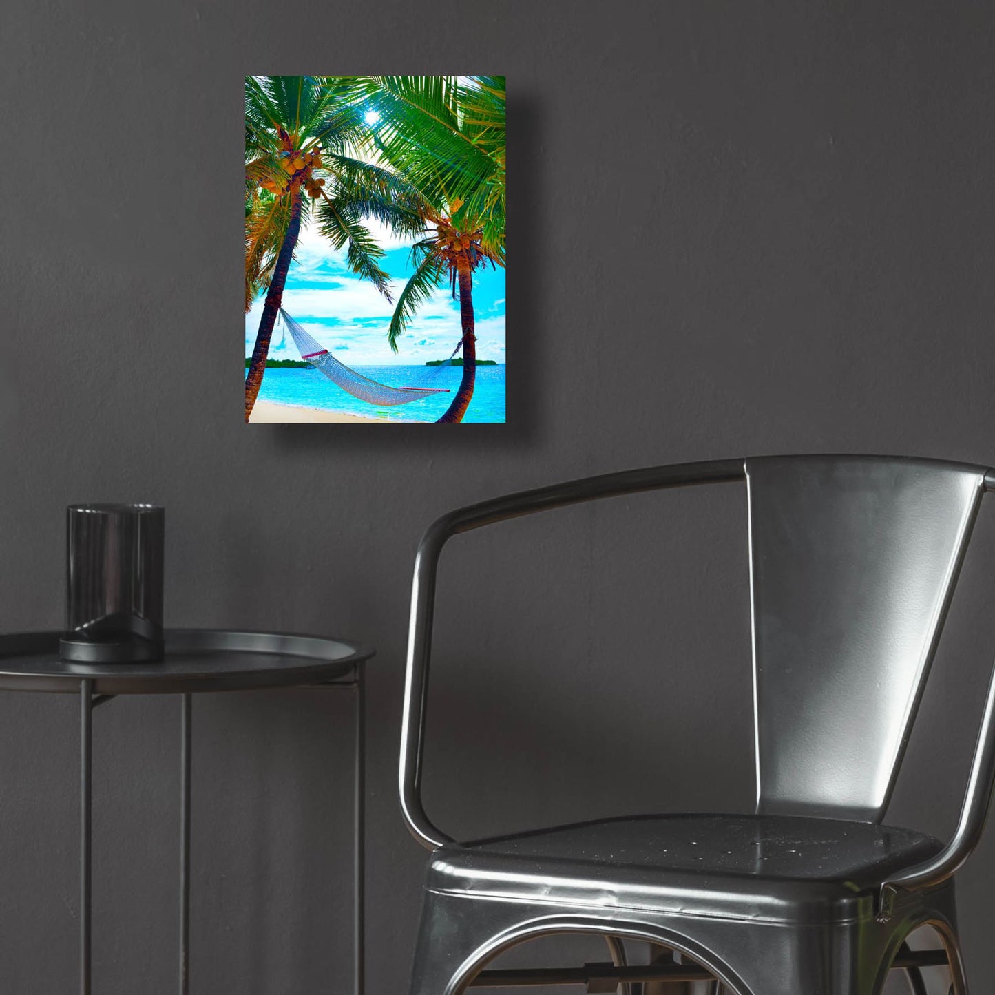 Epic Art ' Coconut Sun' by Jack Reed, Acrylic Glass Wall Art,12x16