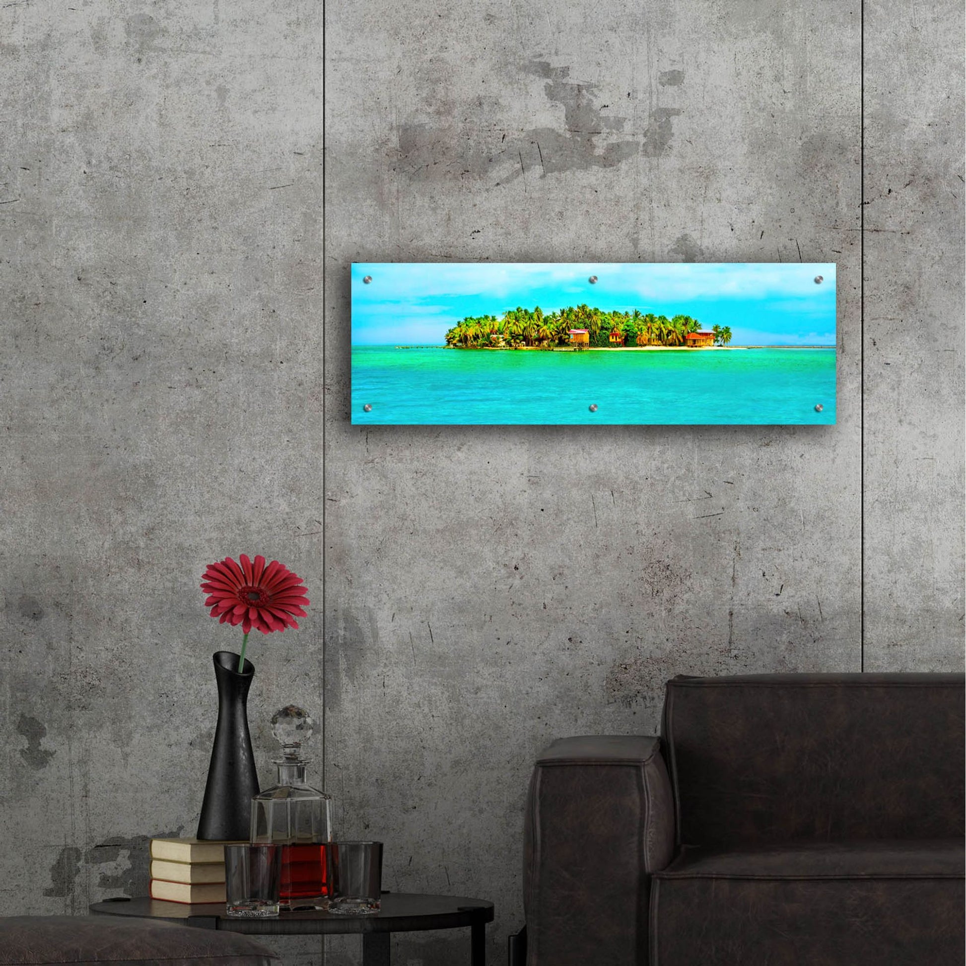 Epic Art ' Hideaway' by Jack Reed, Acrylic Glass Wall Art,36x12