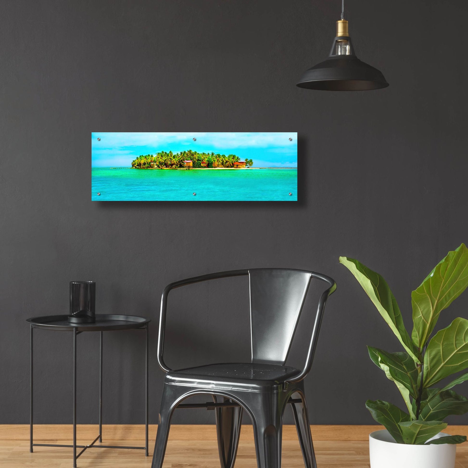 Epic Art ' Hideaway' by Jack Reed, Acrylic Glass Wall Art,36x12