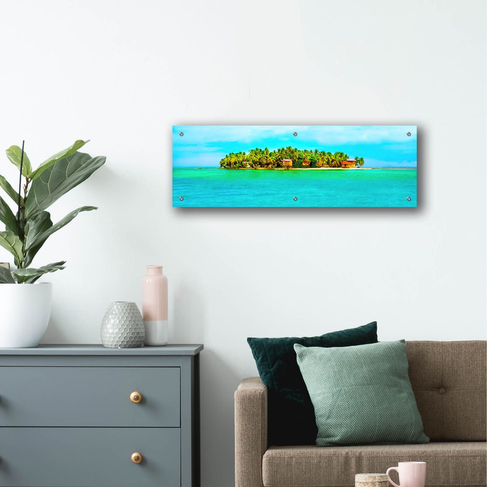 Epic Art ' Hideaway' by Jack Reed, Acrylic Glass Wall Art,36x12