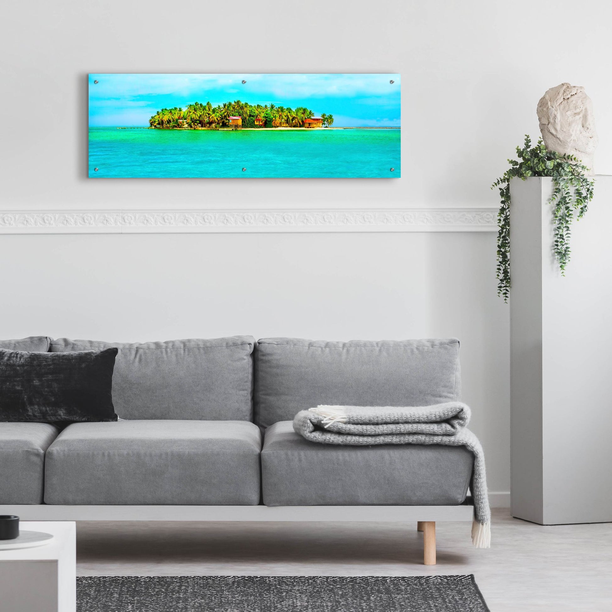 Epic Art ' Hideaway' by Jack Reed, Acrylic Glass Wall Art,48x16